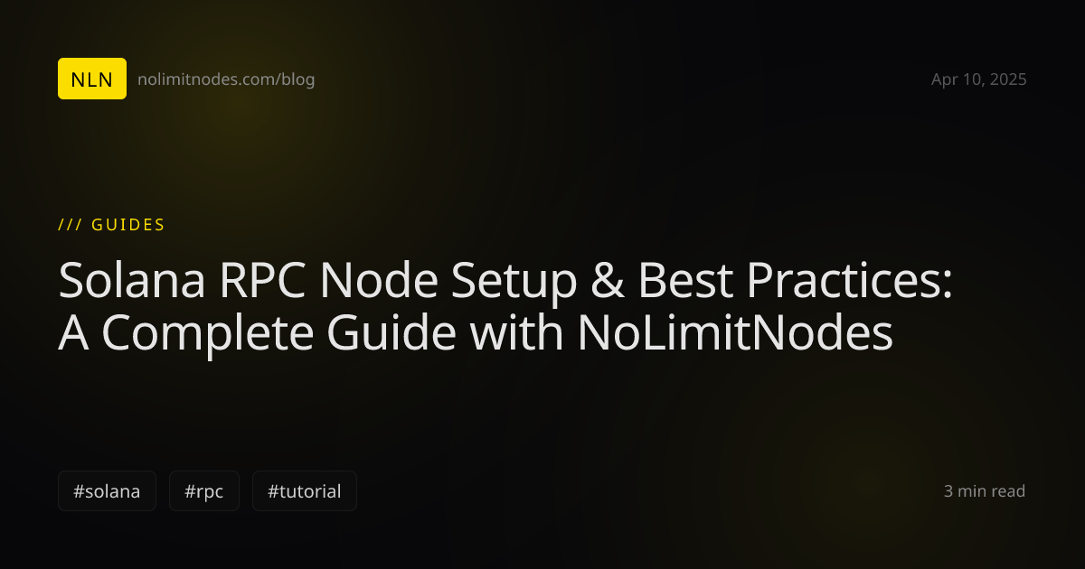 Solana RPC, Solana RPC URL & API – Full Guide to RPC Solana Access
